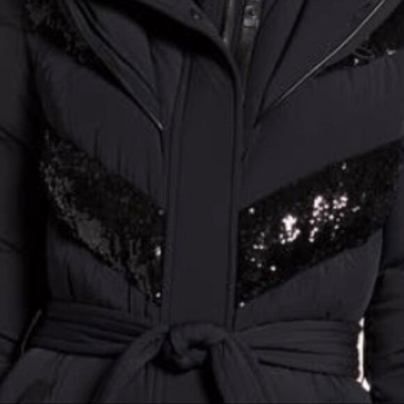 🔥🔥NWT Mackage Adina Down Long Winter Coat With Sequins! Gorgeous!! - Picture 14 of 16
